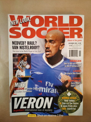 World Soccer Νοέμβριος 2003 περιοδικό αγγλική έκδοση σαν καινούργιο
