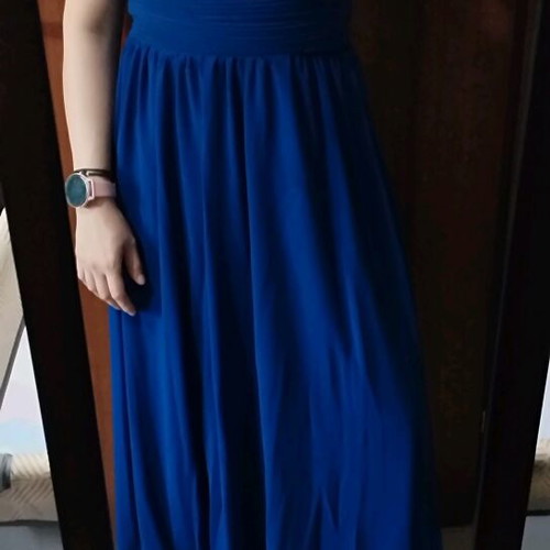 Maxi dress blue like new Eva et Lola