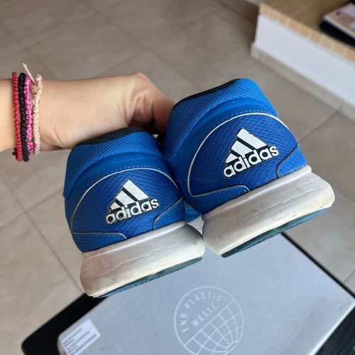 Adidas athletic shoes blue size 44