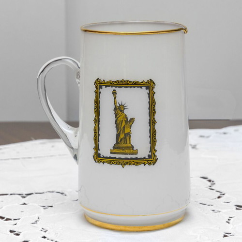 Vintage porcelain water set "Grand Tour" used with monuments