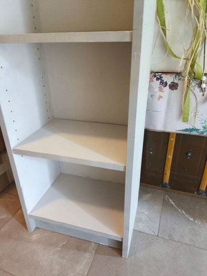 IKEA BILLY bookcase 40x28x202 cm, two-tone chalk paint