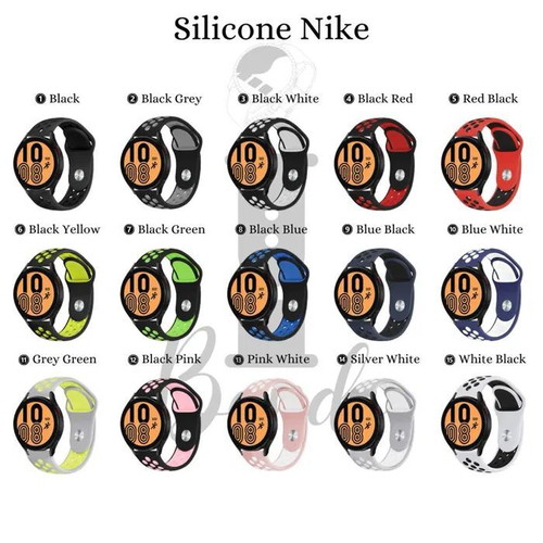 Silicone Nike Watch Straps for Samsung, Huawei, Amazfit, Garmin new