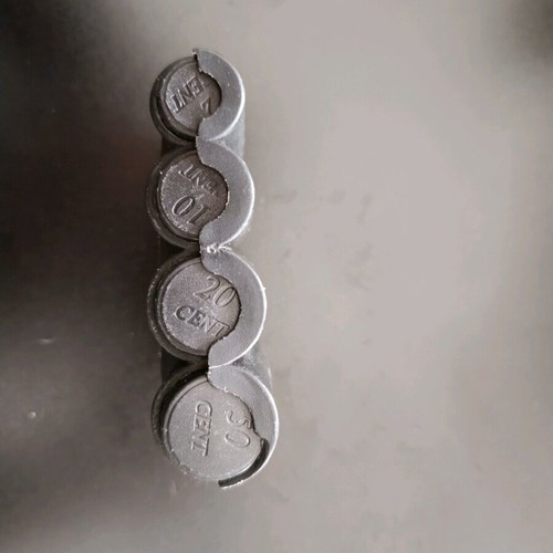 Coin holder used plastic professional with 8 slots