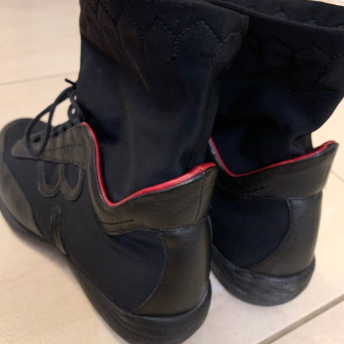 Gian Mario sneakers new, black, genuine leather, size 40