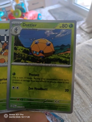Pokemon Dottler (PAR 011) like new, Paradox Rift Holo