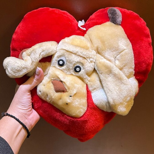 Plush heart like new, flawless