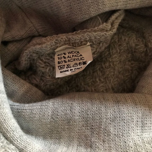 Knitted women's bucket hat like new, grey