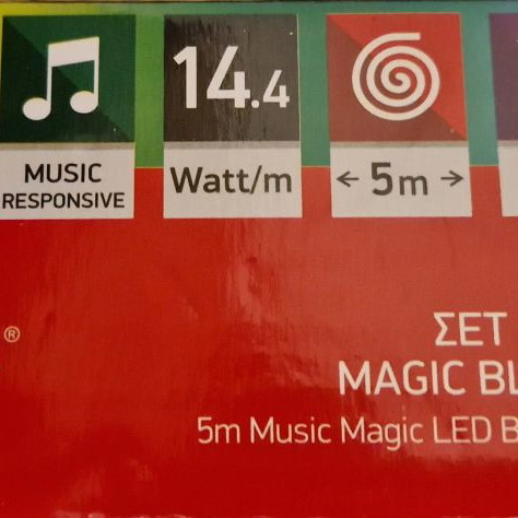LED Music Responsive Bluetooth RGB Strip 5m new