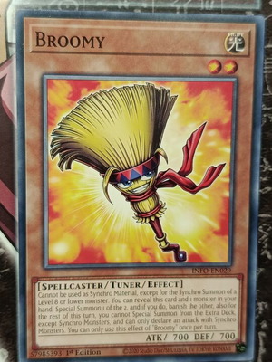 Broomy Yu-Gi-Oh! card like new