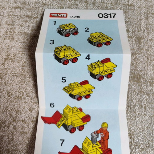 Tente Tauro #0317 vintage building blocks new with box
