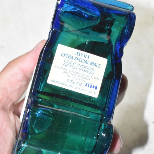 Avon Extra Special Male Deep Woods After Shave Jeep Bottle used, 3 oz