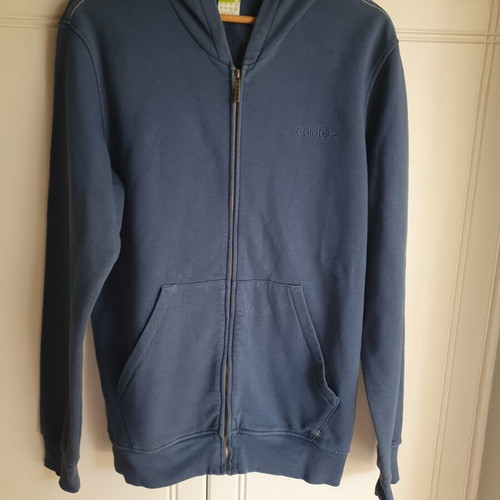 Adidas hoodie like new, men's large, blue RAF color