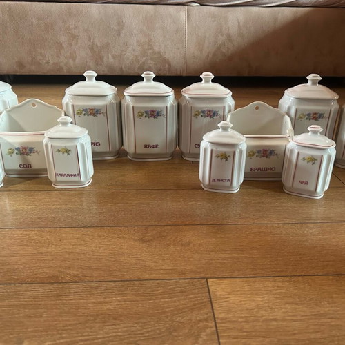 Porcelain Spice Set custom made, elegant design