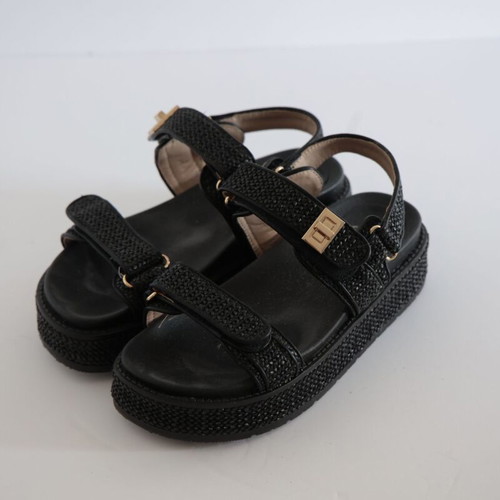 Exe platform sandals size 39, black