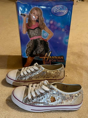 Disney Hannah Montana sneakers new, size 35 with rhinestones