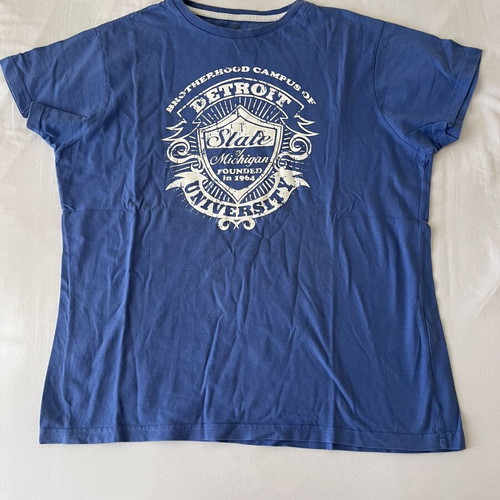 Men's T-shirt, medium, blue