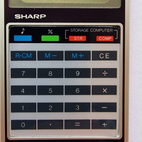Sharp EL-8140 Electronic Calculator like new