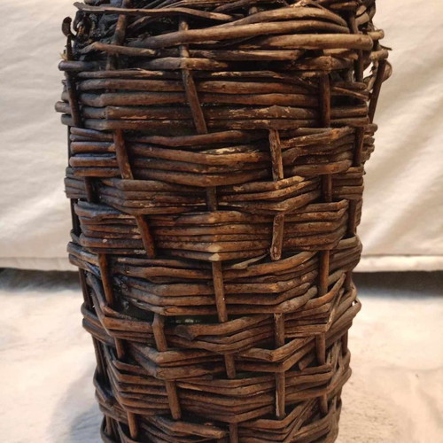 Vintage damigiana used, height 51 centimeters