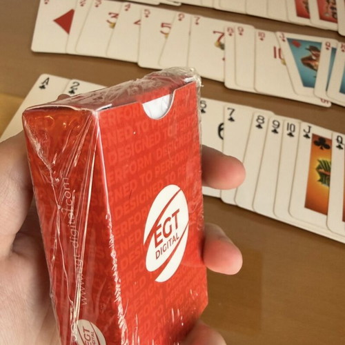 EGT Digital Playing Cards new, sealed with custom designs