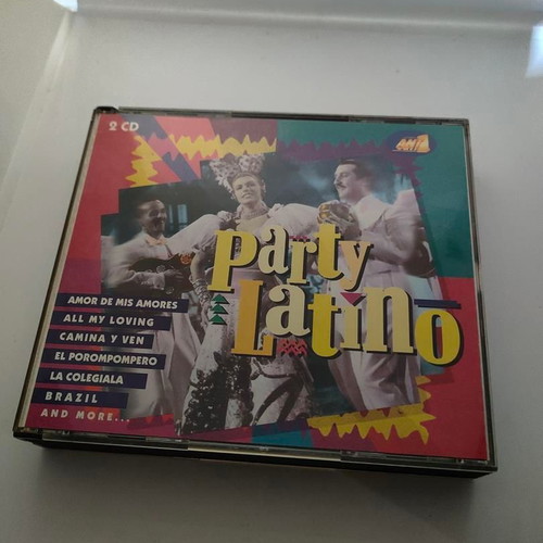 Party Latino double CD like new, Sakkaris Records 1993