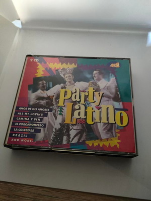 Party Latino double CD like new, Sakkaris Records 1993