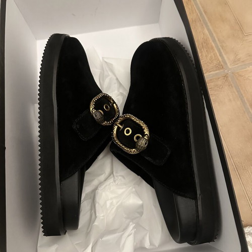 Kurt Geiger mules black suede size 37 new