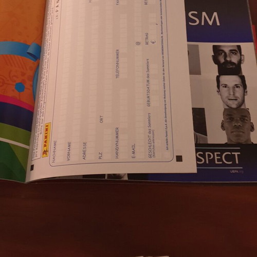 Panini Euro2016 album like new with 200 single stickers
