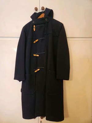 Vintage English Duffle Coat 1960s like new, 100% wool, unisex