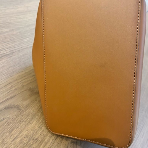 Ralph Lauren leather bucket bag shoulder brown like new