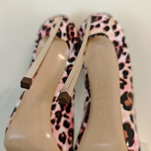 Casadei high heels new, 13cm heel, size 39.5, leather and suede