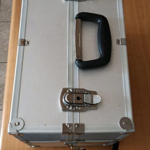 Aesthetic case used, professional makeup storage