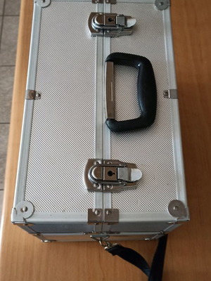 Aesthetic case used, professional makeup storage
