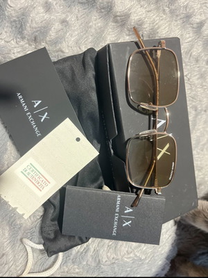 Armani Exchange women sunglasses new, beige, small face