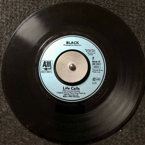 Black Wonderful Life Vinyl 7" Single used, pop