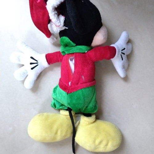 Mickey Mouse Plush Santa Claus like new