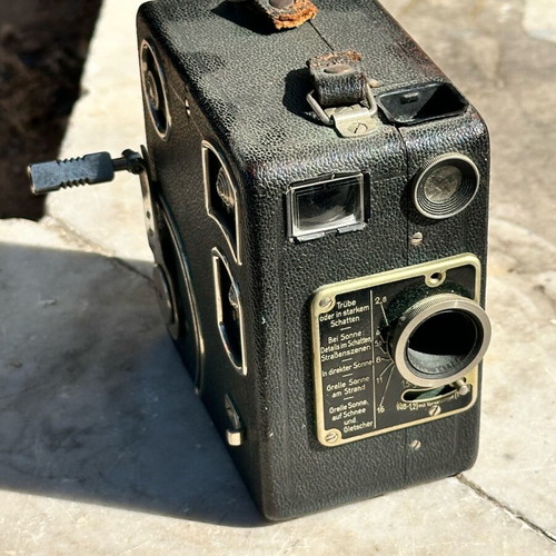 Talbot 8mm Film Camera used, vintage German collectible