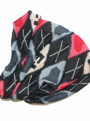Bandana scarf black with pattern new neck accessory