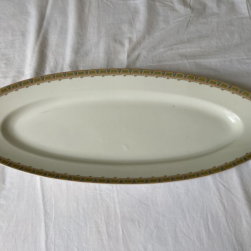 Wm Guerin Limoges Oval Serving Platter used, antique 60 cm