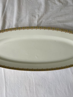 Wm Guerin Limoges Πιατέλα Οβάλ μεταχειρισμένη, αντίκα 60 εκ.