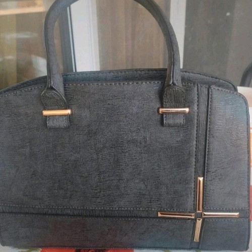 Accessories shoulder bag like new, dark gray anthracite