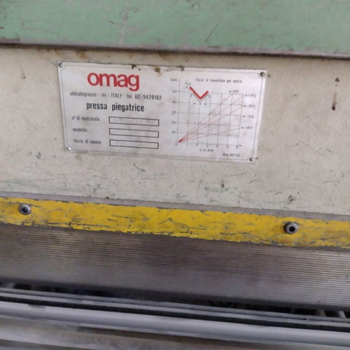Stratzopressa OMAG pneumatic 2m used for 1mm