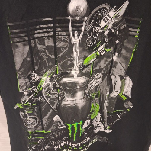 Monster Energy Supercross Championship AOP Double Sided Graphic Shirt like new, size L