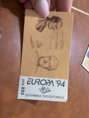 Europa 94 new stamp Greece