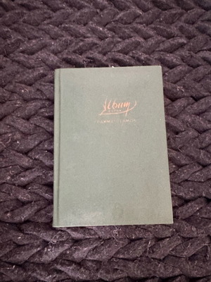 Stamp album used with collectible stamps from Greece, Italy, Netherlands