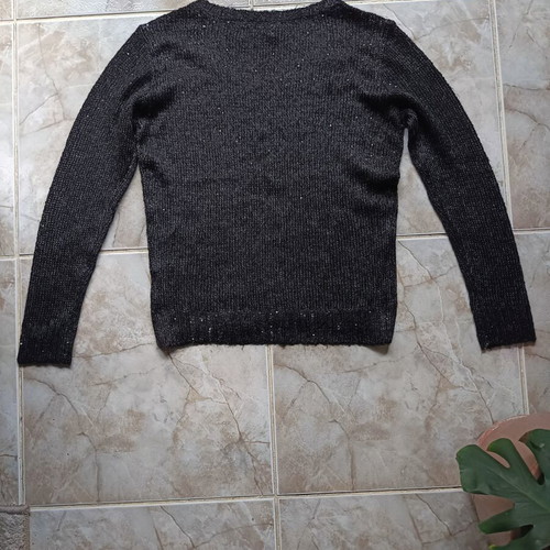 Nevada women's sweater like new, decorated with small sequins, black, size M
