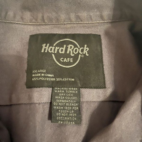 Hard Rock Copenhagen shirt XXL like new, dark gray