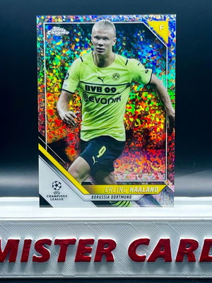 2021-22 Topps Chrome Silver Mini Diamond Erling Haaland Σαν Καινούργιο