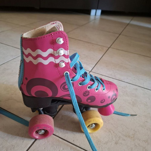 Children's roller skates used, size 34-35