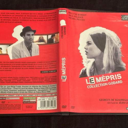 Le Mepris DVD like new, French edition without subtitles