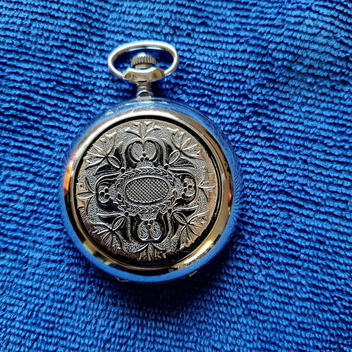 Molnija USSR Vintage Pocket Watch 50 mm like new, manual winding